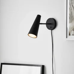 Leselamper>Marksløjd Peak vegglampe - - Svart