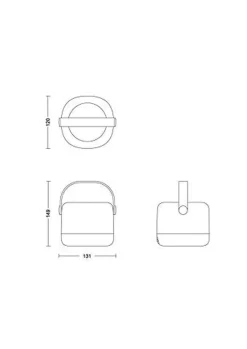Solcellebelysning>Philips Alula oppladbar utendørslampe 1,2W IP44 RGB-partymodus - Solcelle Svart / Hvit