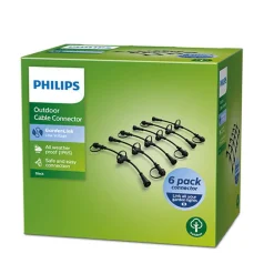 Philips Gardenlink|Kabler>Philips Gardenlink Connector 6-pakning - - 12Volt Svart