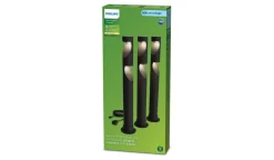 Philips Gardenlink>Philips Gardenlink Desi hagelys 2700K 1,5W IP44 3-pakning - 24 Volt Svart