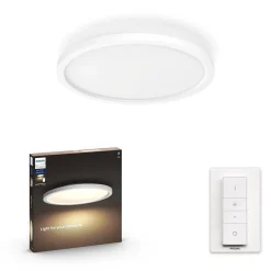 Kjøkkenbelysning Tak|Philips Hue>Philips Hue Aurelle rund taklampe - White Ambiance Hvit