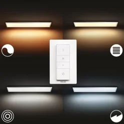 Kjøkkenbelysning Tak|Philips Hue>Philips Hue Aurelle taklampe - White Ambiance Hvit