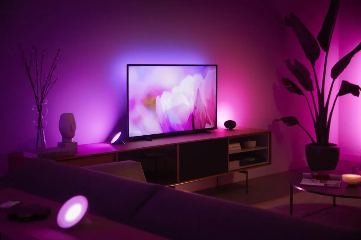 Philips Hue>Philips Hue Bloom bordlampe white and color ambiance