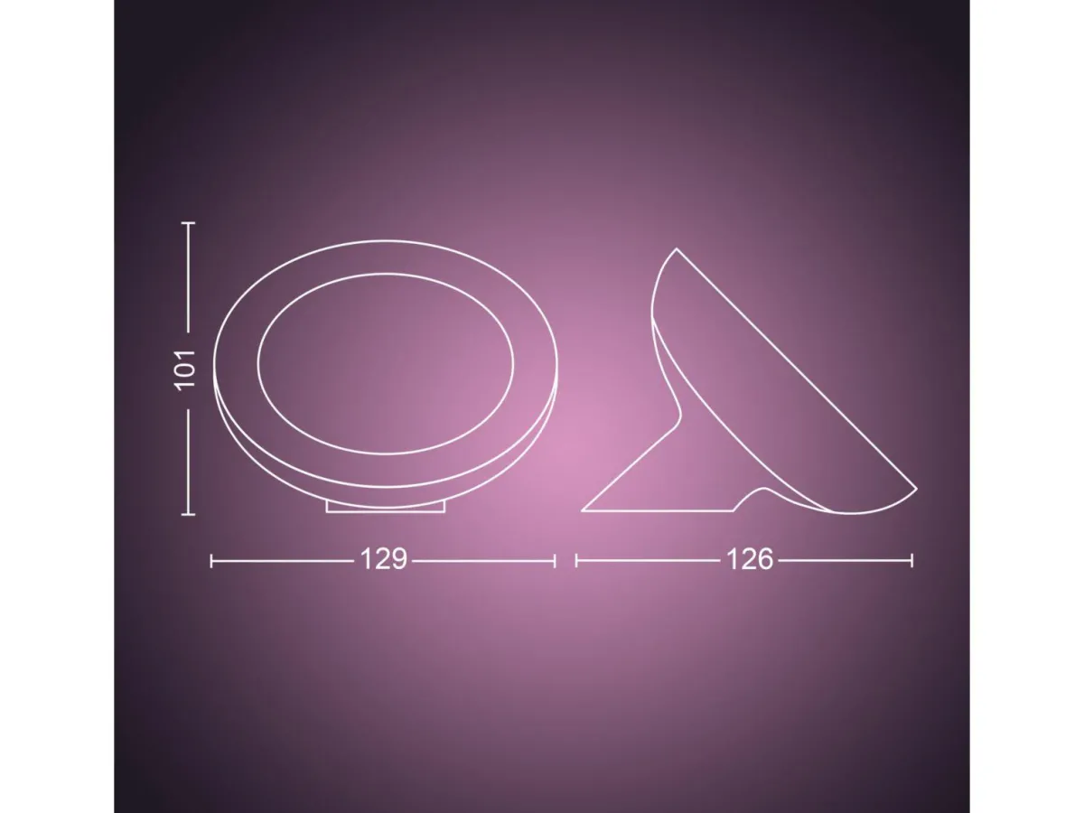 Philips Hue>Philips Hue Bloom bordlampe white and color ambiance