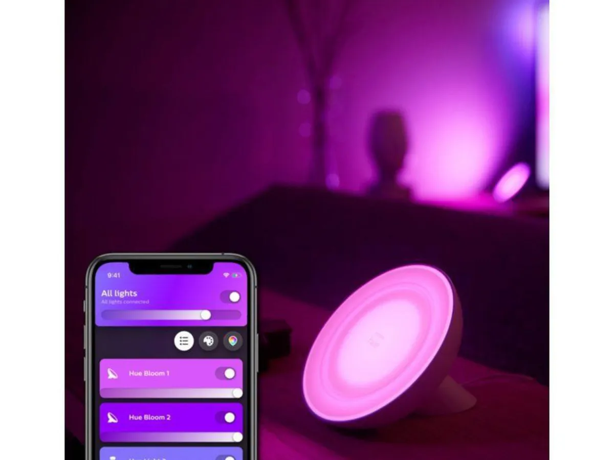 Philips Hue>Philips Hue Bloom bordlampe white and color ambiance