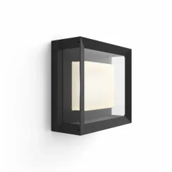 Utelamper - Veggskjold / Plafond|Philips Hue>Philips Hue Econic utendørs vegg/tak 3 white ambiance & color luminairs Svart