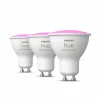 Led-Smartlyspærer|Led-Pærer Gu10 Sokkel>Philips Hue GU10 3 pakning - White and color