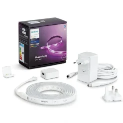 Philips Hue>Philips Hue Lightstrip Plus-basispakke White og farget stemning – 2 meter Hvit