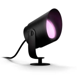 Spot På Spyd|Philips Hue>Philips Hue Lily XL utendørs spotlys white and colore ambiance - Svart