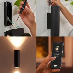 Utelamper Med Opp/Ned Lys|Philips Hue><noscript><img width=