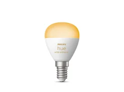Led-Smartlyspærer|Led-Pærer E14 Sokkel>Philips Hue P45 E14 lyspære 5,1W 2200-6500K White Ambiance