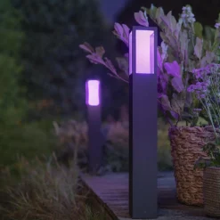 Lightup-Pris|Pullert>Philips Hue Post pullert white ambiance & color luminaires Svart