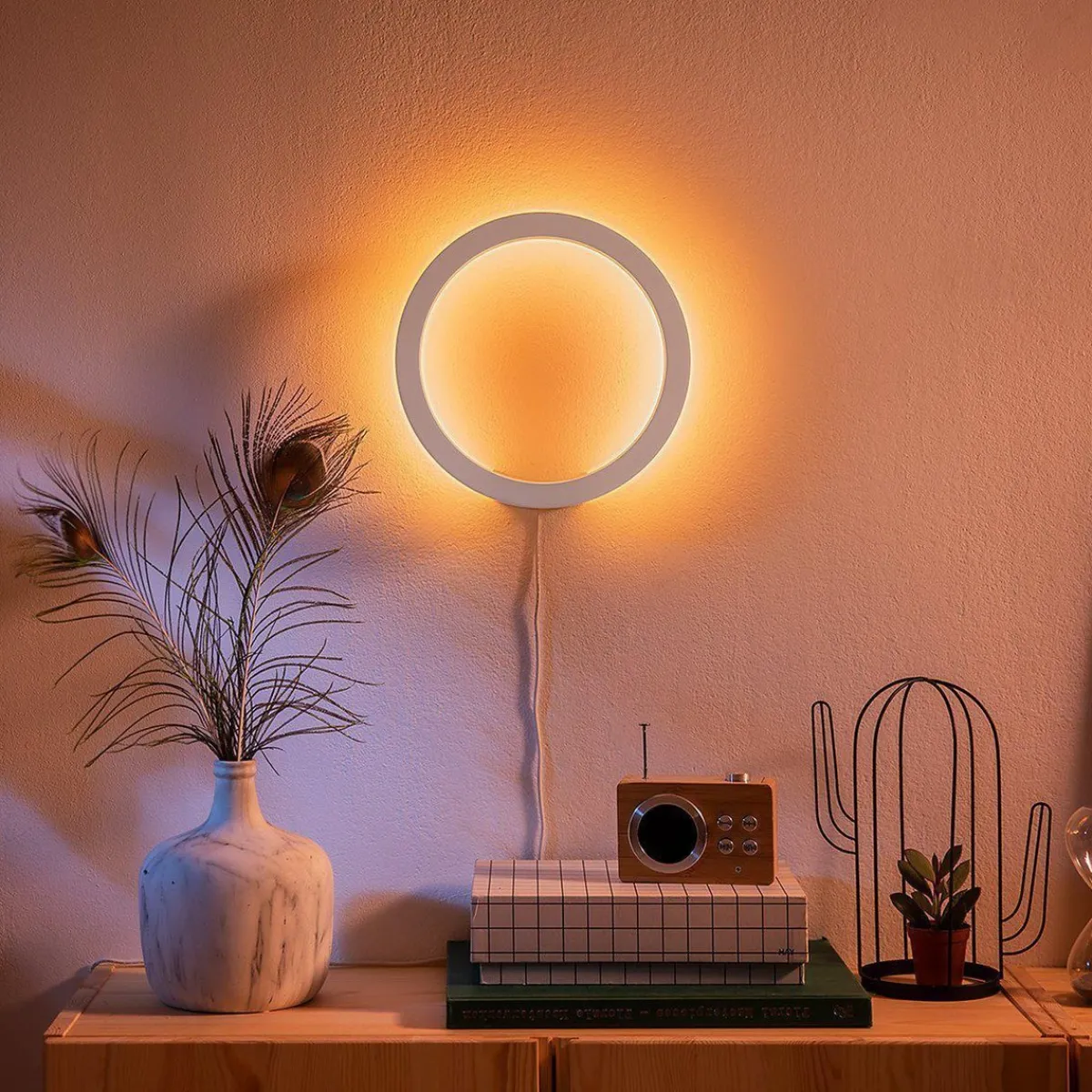Philips Hue|Interiørlamper>Philips Hue Sana vegglampe white and color ambiance