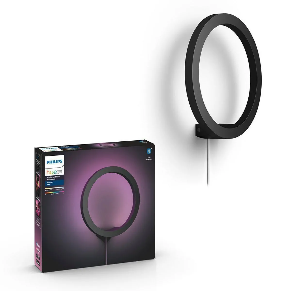 Philips Hue|Interiørlamper>Philips Hue Sana vegglampe white and color ambiance