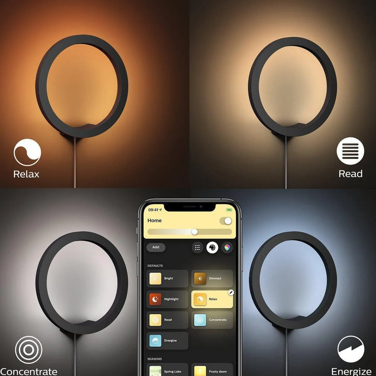 Philips Hue|Interiørlamper>Philips Hue Sana vegglampe white and color ambiance