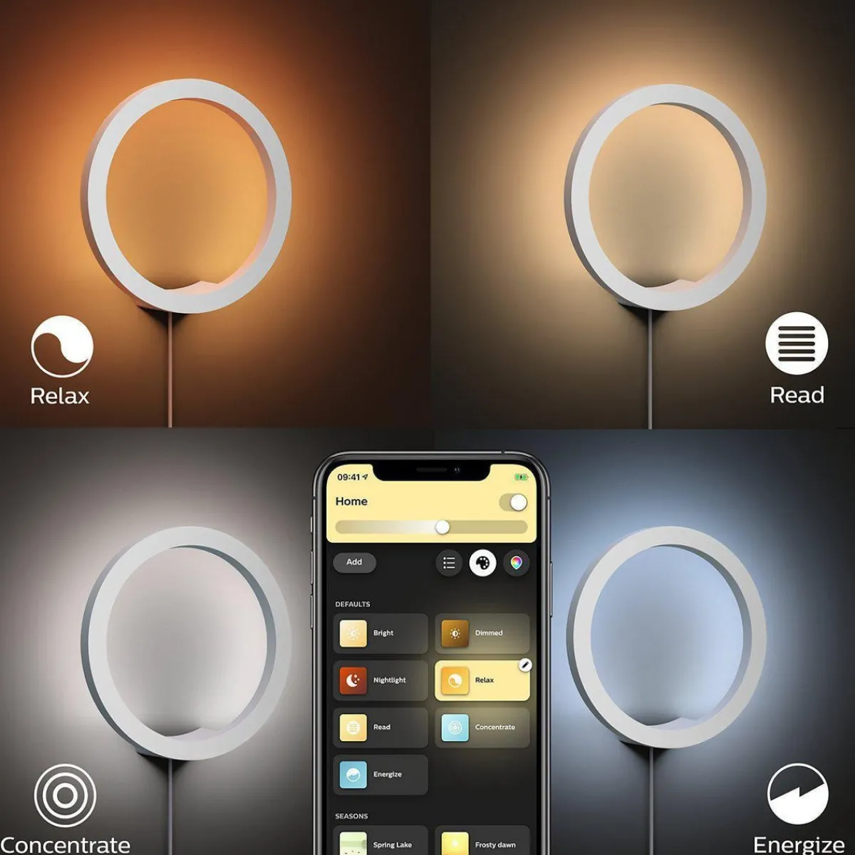 Philips Hue|Interiørlamper>Philips Hue Sana vegglampe white and color ambiance