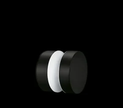 Utelamper - Veggskjold / Plafond>Philips Laven 6W rund vegglampe utendørs IP44 2700 Kelvin Svart