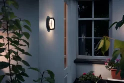 Utelamper - Veggskjold / Plafond>Philips myGarden Actea vegglampe utendørs IP44 12W LED - Svart