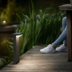 Pullert>Philips myGarden Bustan pullert 40 cm utendørs IP44 2x4,5W LED - Antrasitt