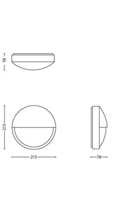 Utelamper - Veggskjold / Plafond><noscript><img width=