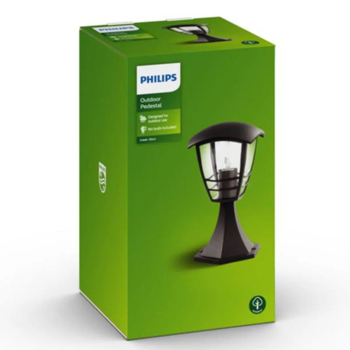 Portstolper>Philips myGarden Creek stolpe 30 cm utendørs IP44 - Svart