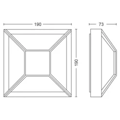 Utelamper - Veggskjold / Plafond><noscript><img width=