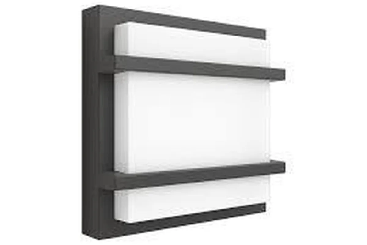 Utelamper - Veggskjold / Plafond>Philips myGarden Petronia 12W - Antrasitt Grå