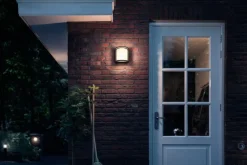 Utelamper - Veggskjold / Plafond>Philips myGarden Samondra vegglampe utendørs IP44 12W LED - Svart