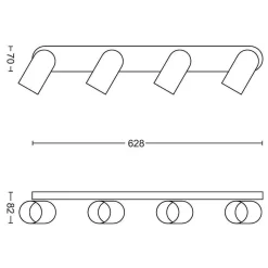 Kjøkkenbelysning Tak|Spotter & Skinner><noscript><img width=