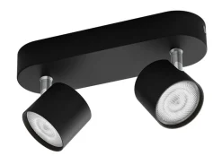 Kjøkkenbelysning Tak|Spotter & Skinner>Philips myLiving star taklampe 2x4,5W 2700 Kelvin dimbar - Svart