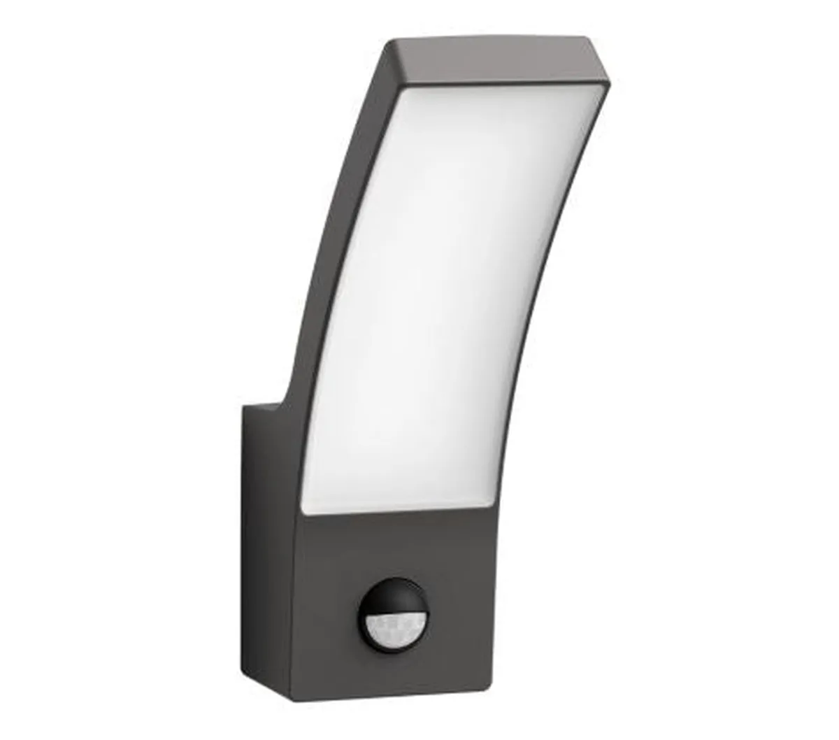 Utelamper - Veggskjold / Plafond>Philips Splay vegglampe utendørs IP44 12W LED m/sensor - Antrasitt