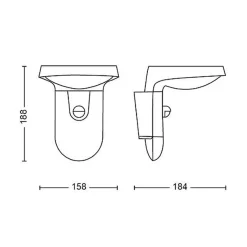 Solcellebelysning|Utelamper - Klassiske Vegglamper><noscript><img width=