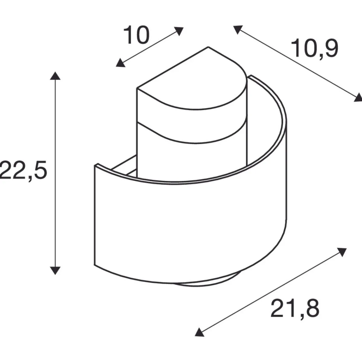 Utelamper Til Kystområder|Utelamper - Klassiske Vegglamper>Slv Photoni vegglampe utendørs IP65