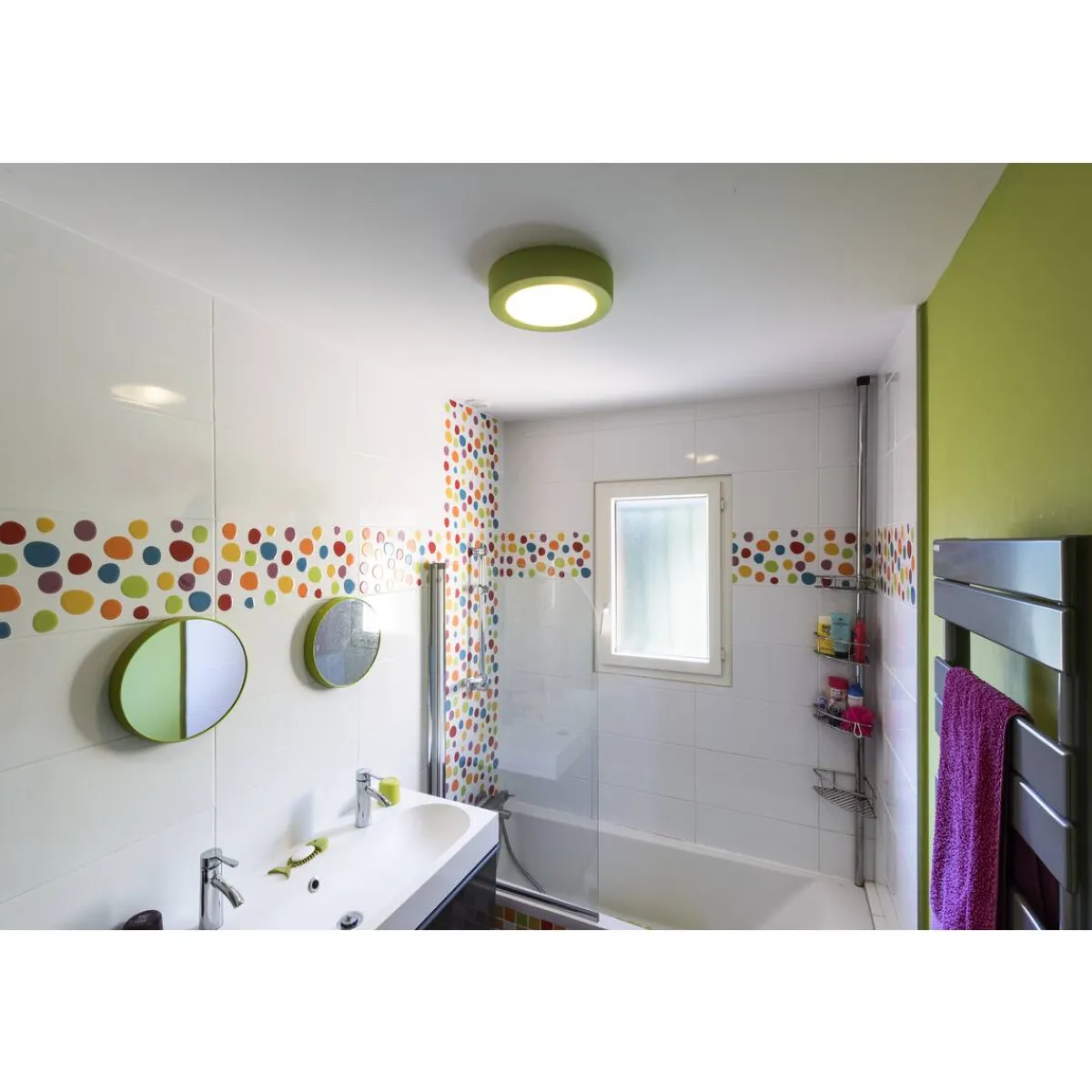 Kjøkkenbelysning Tak|Taklamper / Takplafonder>Slv Plastra taklampe 31 cm E27 Hvit