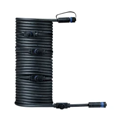 Plug & Shine System>Paulmann Plug & Shine 10 meter kabel med 5 utganger Svart