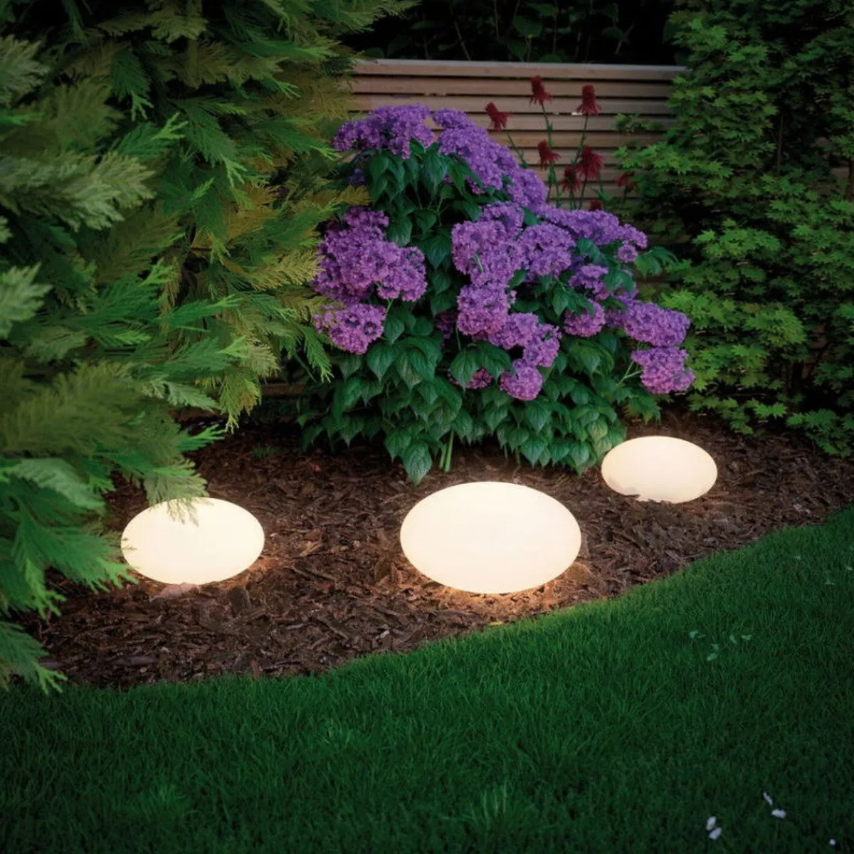 Plug & Shine System>Paulmann Plug & Shine Stone 35 cm 2,8 W 3000 Kelvin IP67 - Med jordspyd Hvit