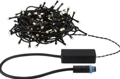 Spot På Spyd|Plug & Shine System>Paulmann Plug & Shine Yuna lyslenke 3000 Kelvin 12,4 meter IP44 2,5 Watt Svart