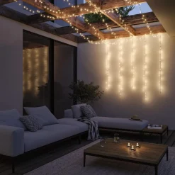 Spot På Spyd|Plug & Shine System>Paulmann Plug & Shine Yuna lyslenke 3000 Kelvin 7,4 meter IP44 1,3 Watt Svart