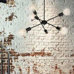 Kjøkkenbelysning Tak|Takpendler>Emibig Proton takpendel 6 lys - Svart