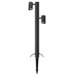 Garden 24 System>Marksløjd Pullert cylinder 2 lys 80 cm - Garden 24 - Svart