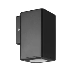 Utelamper Til Kystområder|Utelamper Med Opp/Ned Lys>NorDesign Quadro K1 vegglampe utendørs ned IP54 - grå Grafitt