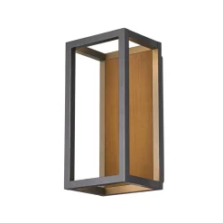 Utelamper - Veggskjold / Plafond>Slv Quadrulo vegglampe utendørs 7,4W 3000 Kelvin IP55 Antrasitt