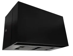 Utelamper Med Opp/Ned Lys>NorDesign Rapido K1 vegglampe utendørs ned med stikkontakt 7W LED 3000K - Svart