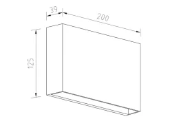 Utelamper Med Opp/Ned Lys>NorDesign Rapido K2 vegglampe utendørs opp/ned IP65 12W LED 3000K Dimbar - grå Grafitt