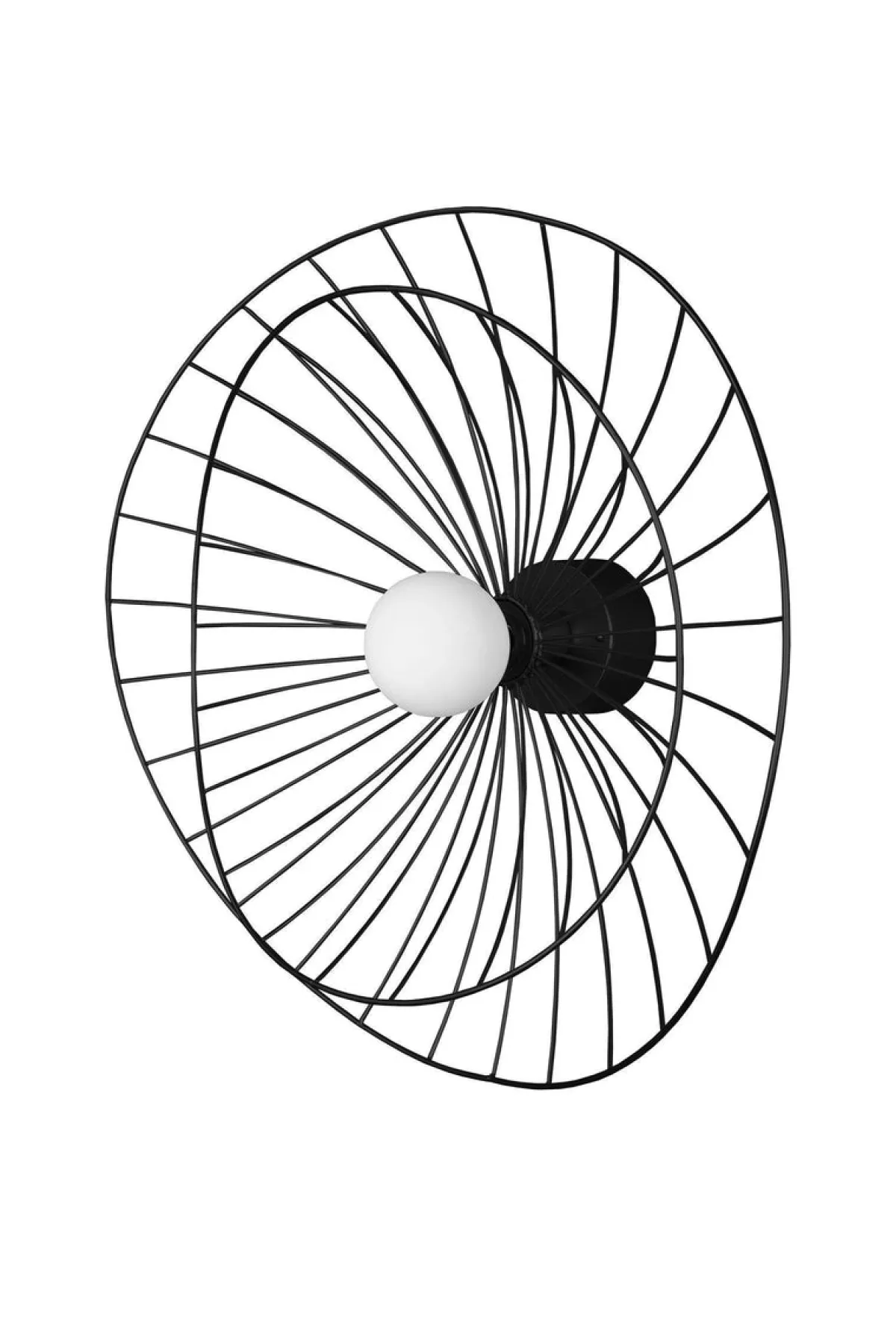 Kjøkkenbelysning Tak|Taklamper / Takplafonder>Globen Lighting Ray tak/vegglampe - Svart