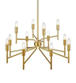 Kjøkkenbelysning Tak|Lysekroner>Marksløjd Regent takpendel 12 lys - Gullfarget - Gull