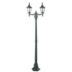 Lightup-Pris|Lyktestolper>Norlys Rimini stolpe 402 Svart