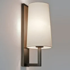 Interiørlamper>Astro Lighting Riva 350 vegglampe med stoffskjerm