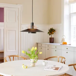 Kjøkkenbelysning Tak|Takpendler>Halo Designs Rivoli takpendel 40 - Svart/krom Svart / Krom