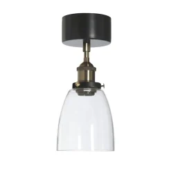 Kjøkkenbelysning Tak|Taklamper / Takplafonder>Pr home of Scandinavia Ab Rock taklampe - Svart/Klar Svart / Klar